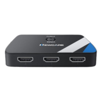 NEWCARE 4K 60Hz 3-in-1 HDMI Switch on transparent background