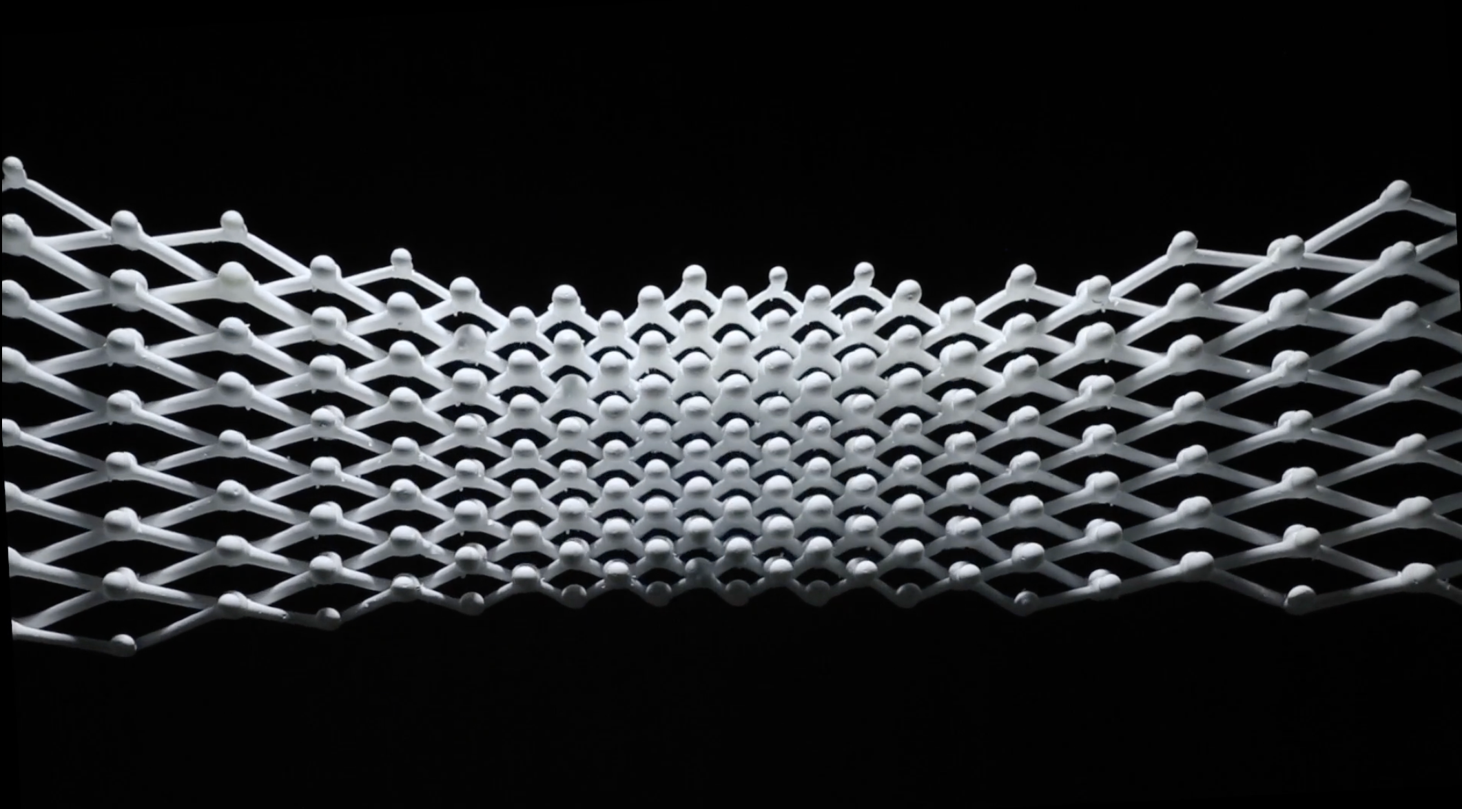 A complex soft object printed using rapid liquid 3D printing.