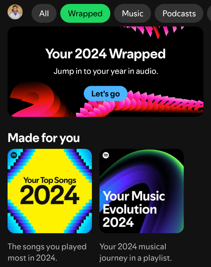 Spotify Wrapped 2024 Top Songs.