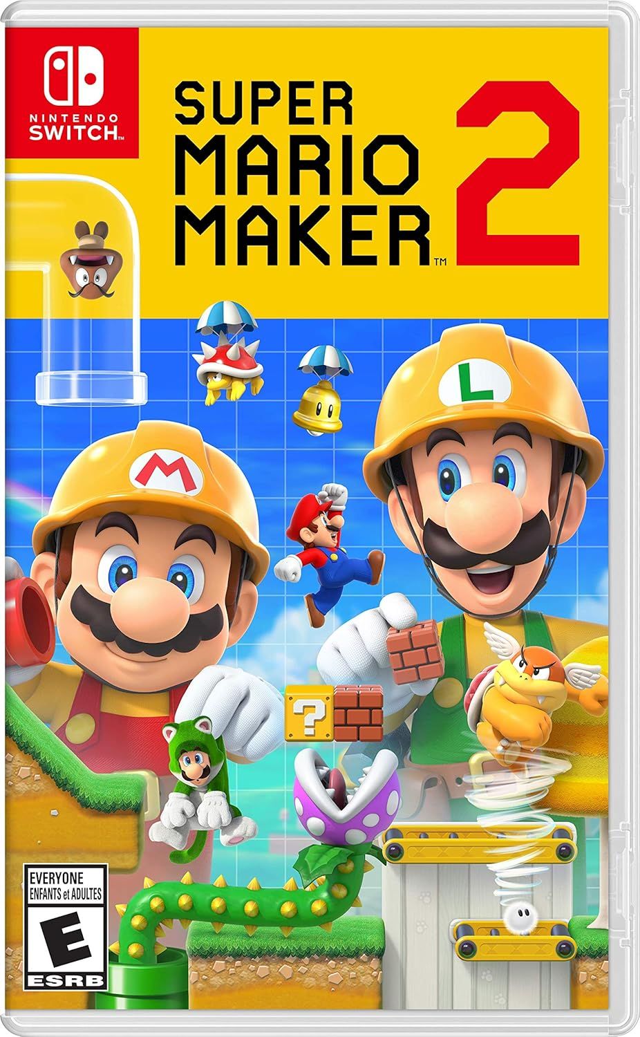 Super Mario Maker 2 cover art.