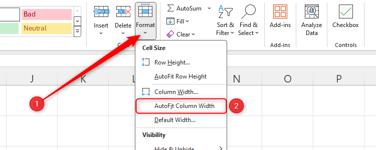 How to Automatically Fix Column Width to Fit Your Data in Excel