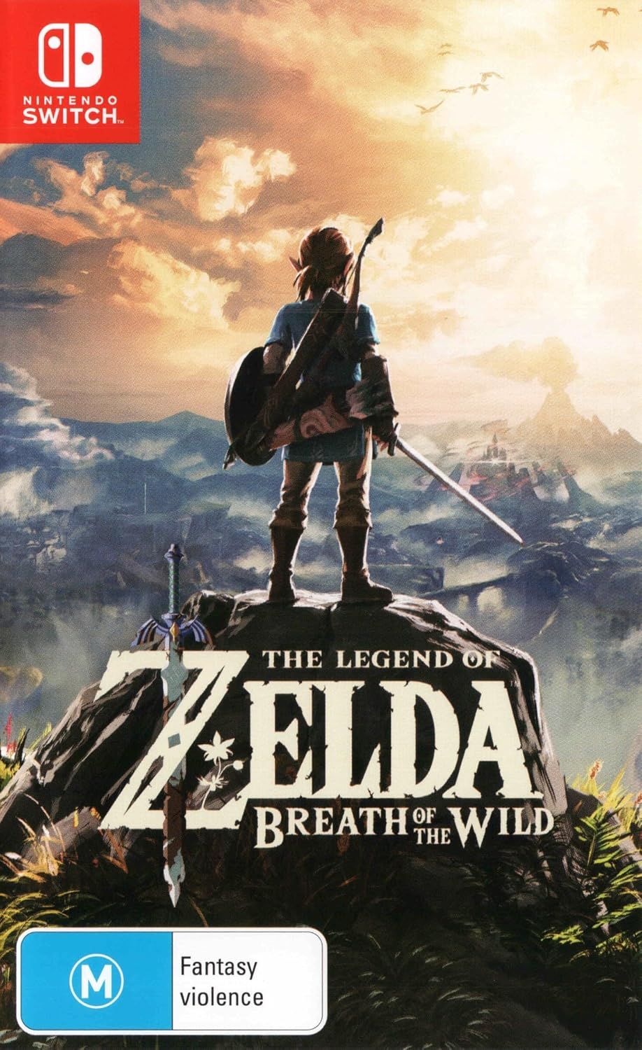 The Legend of Zelda- Breath of the Wild cover art.