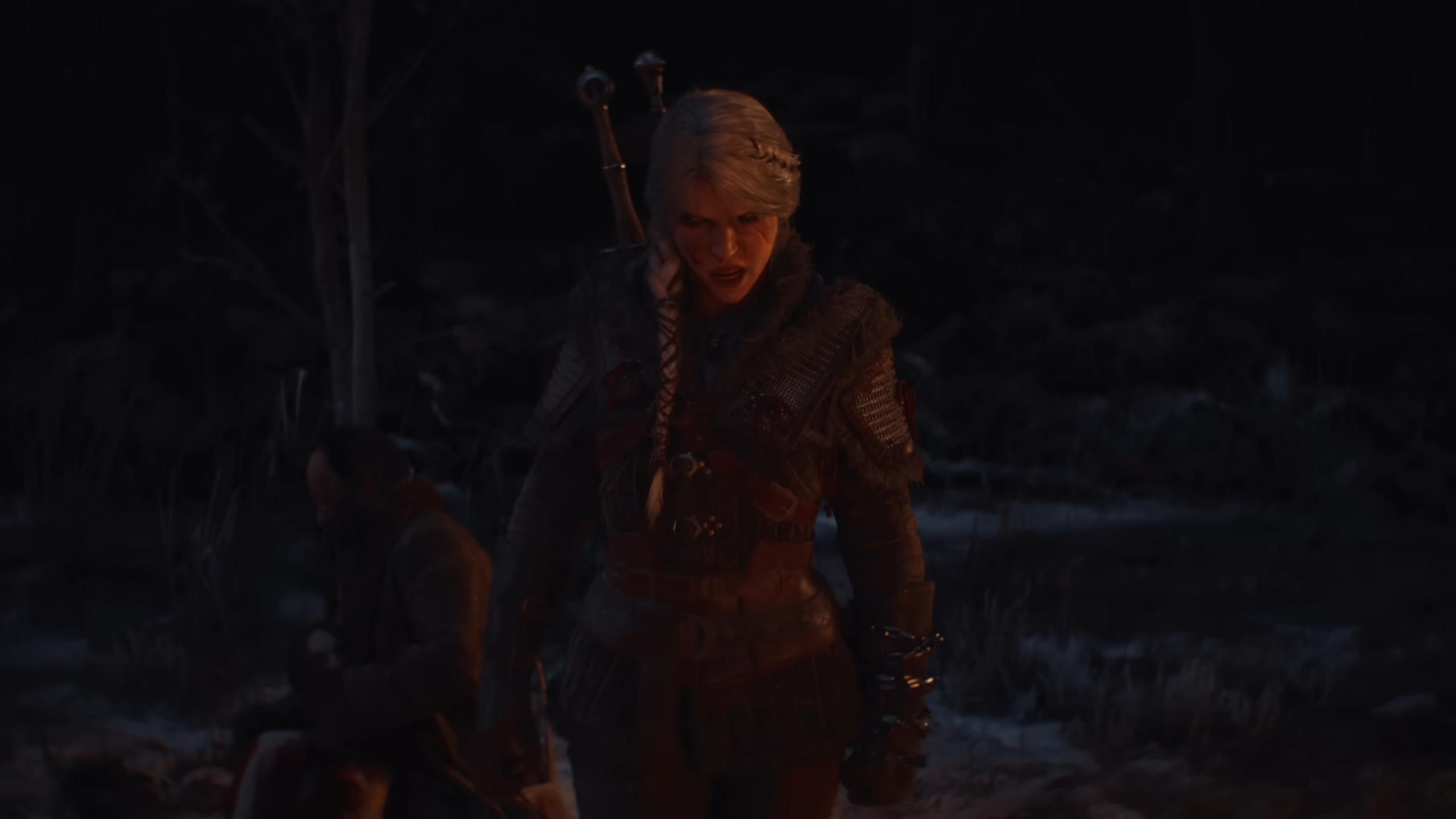 The Witcher 4 trailer screenshot showing Ciri. 