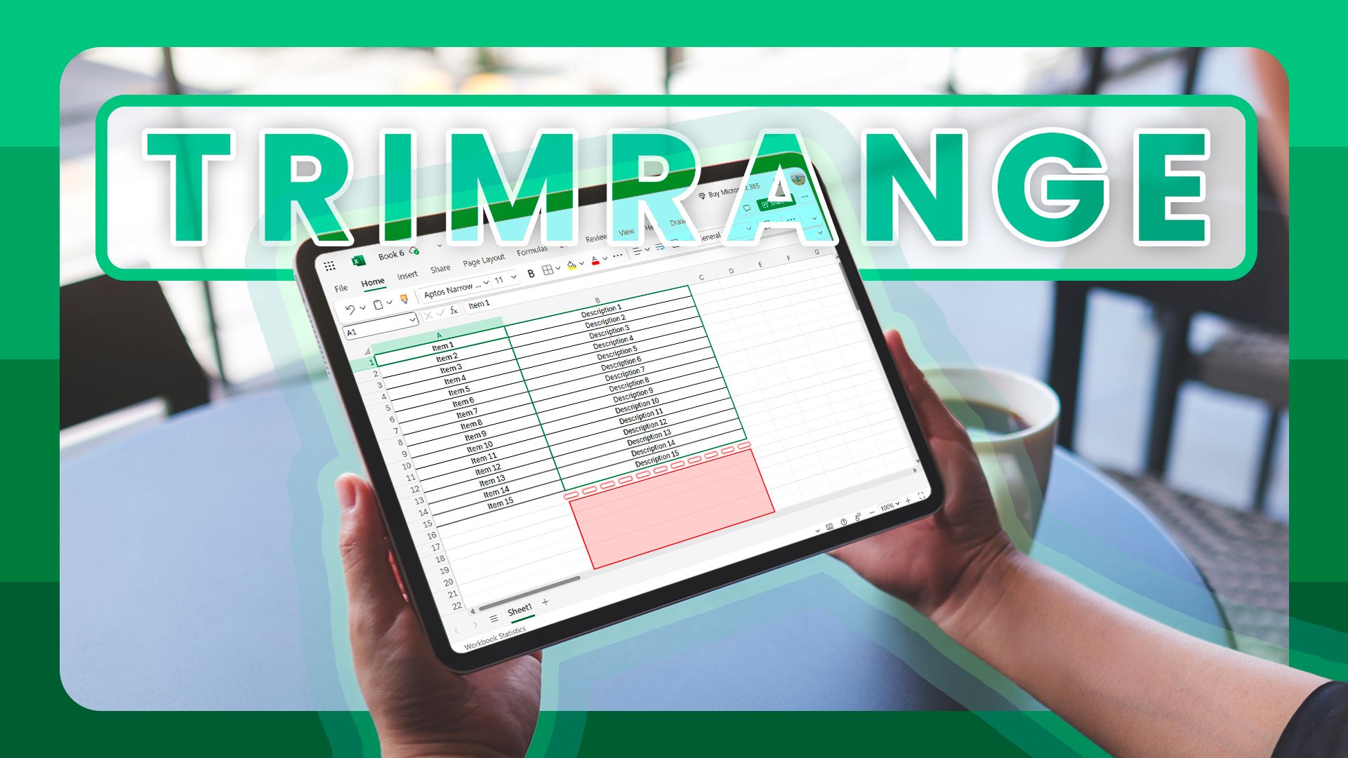 How to Use TRIMRANGE & Trim Ref Operators to Tidy Up an Excel Spreadsheet