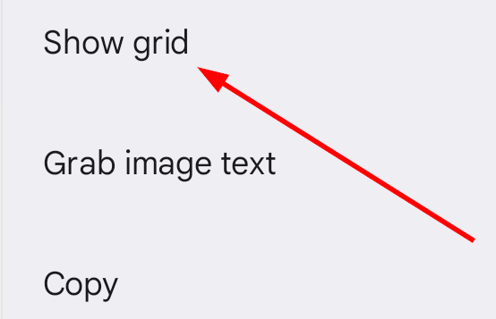 'Change grid' setting in Google Keep.