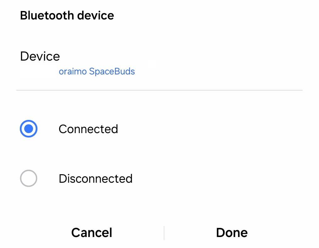 Choose the option to trigger action when Bluetooth device is connected.