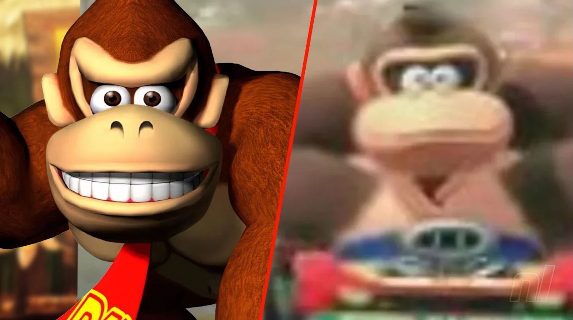 New and old Donkey Kong designs.