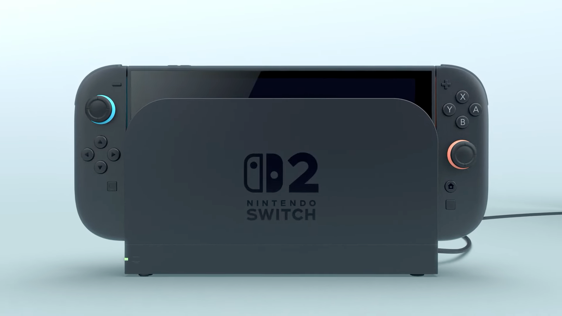 Nintendo Switch 2 docked from reveal.