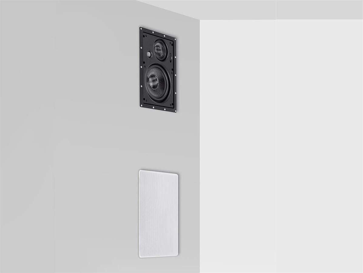 Monoprice 3-Way Carbon Fiber In-Wall Speakers.