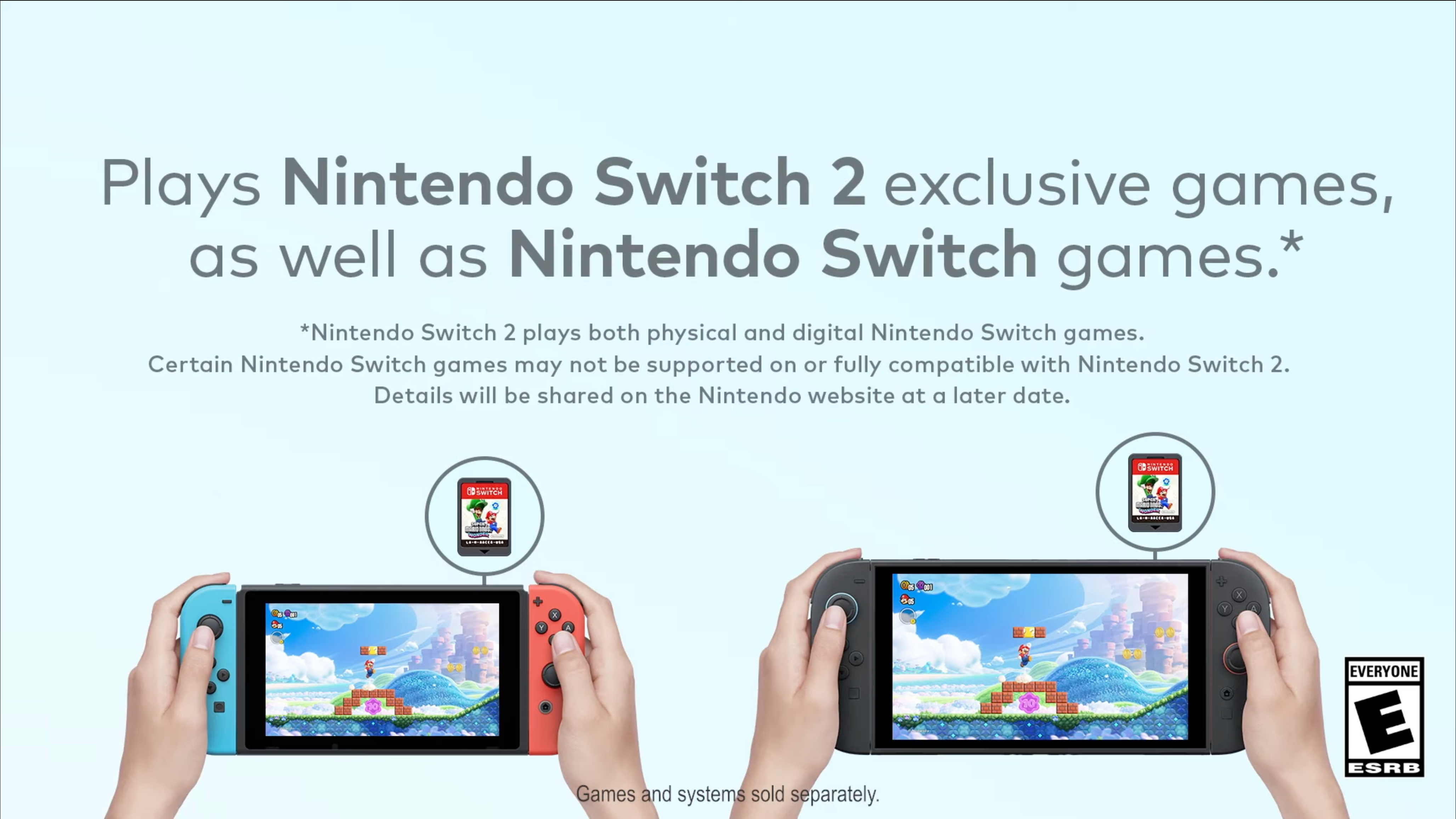 Nintendo Switch 2 and Switch consoles side-by-side.-1