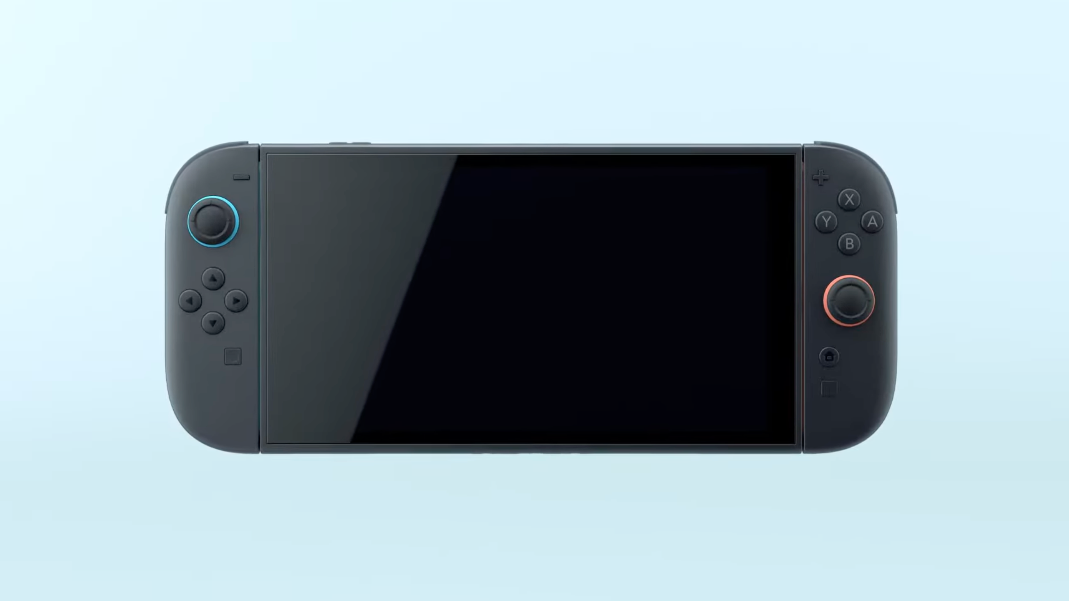 Nintendo Switch 2 console with Joy-Cons attached.