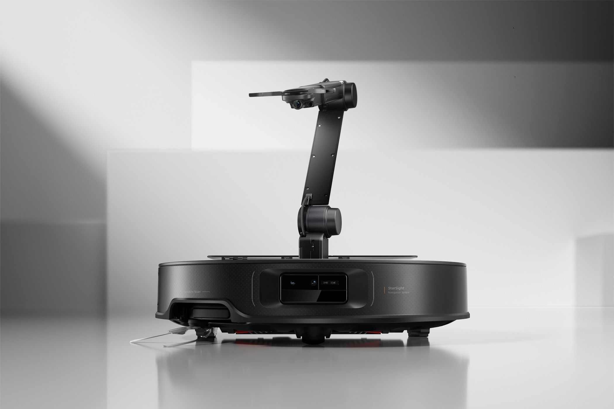 Roborock Saros Z70 With Raised Robotic Arm