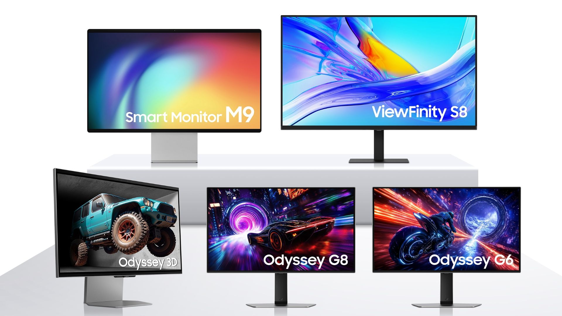 Samsung's New Gaming Monitors Squeeze 4K Into a 27-Inch OLED Panel