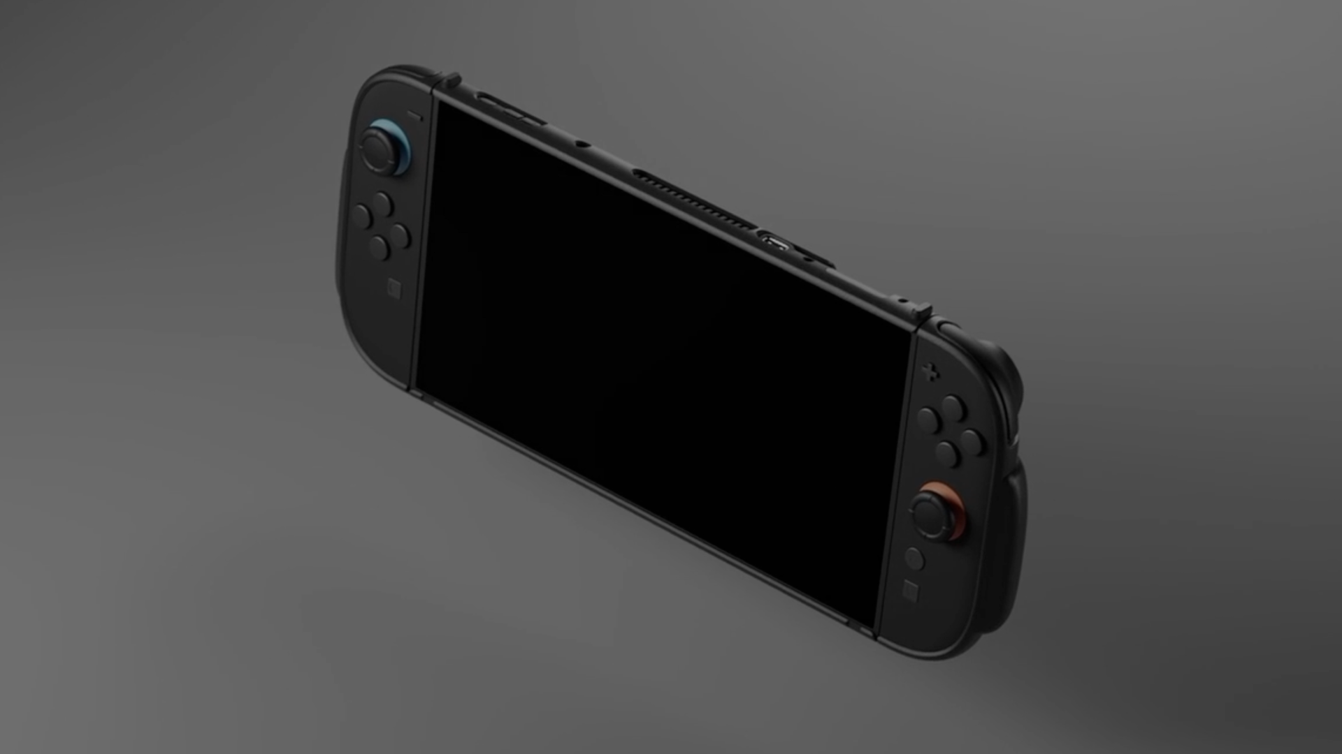 Switch 2 mockup by Genki at an angle.