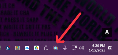 The Listary Windows System Tray Icon