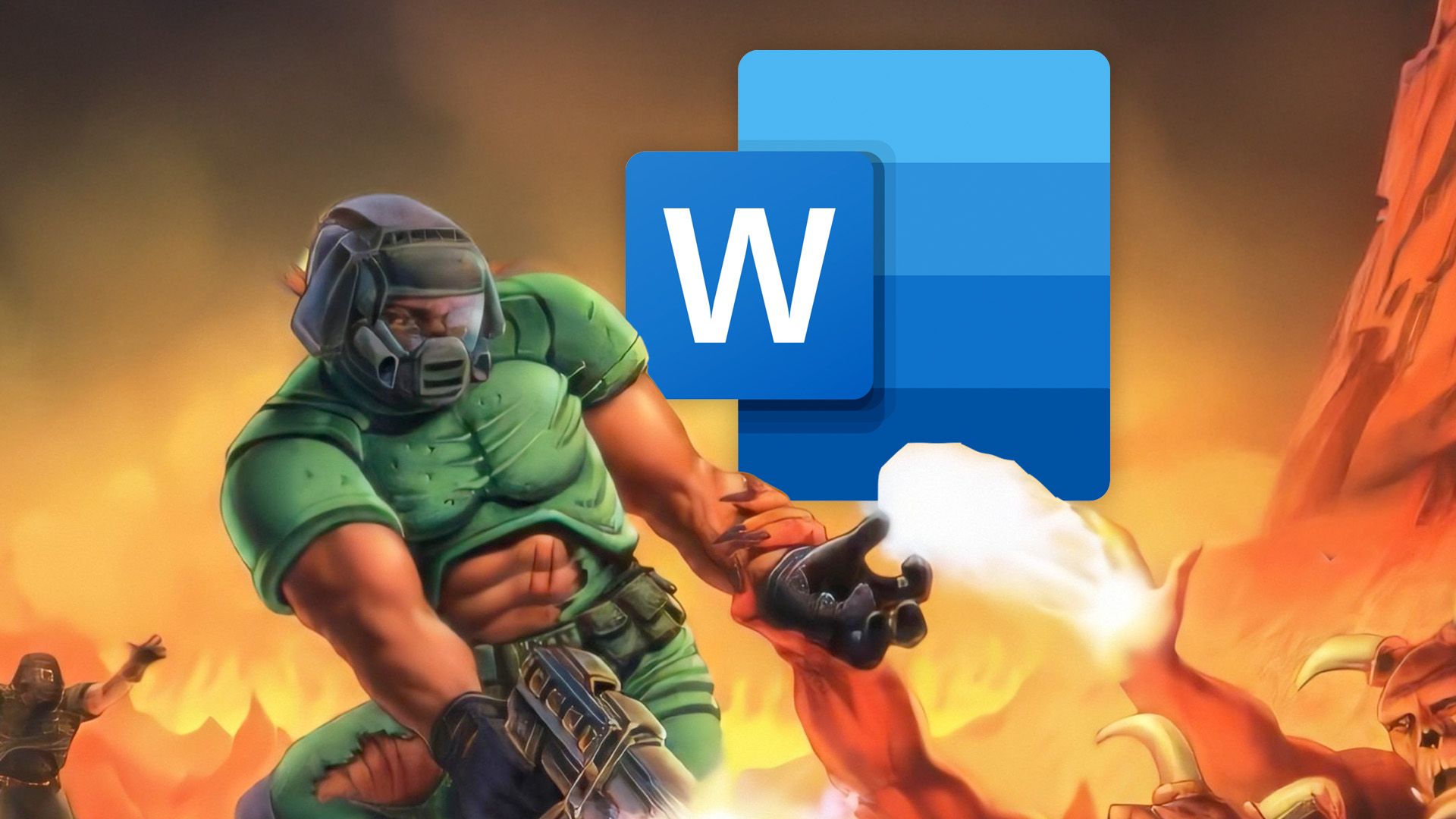 Doom Now Runs in a Word Document