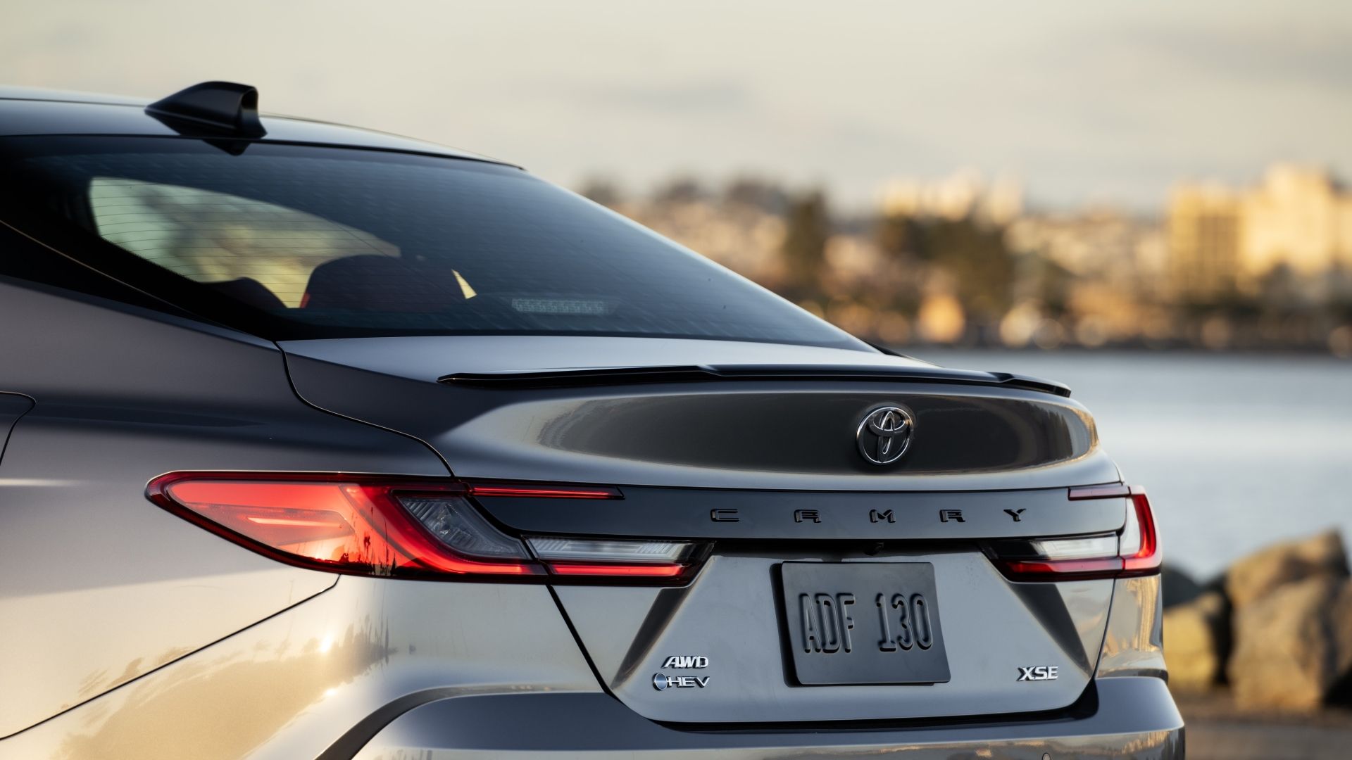 Close up of the trunk on a 2025 Toyota Camry 