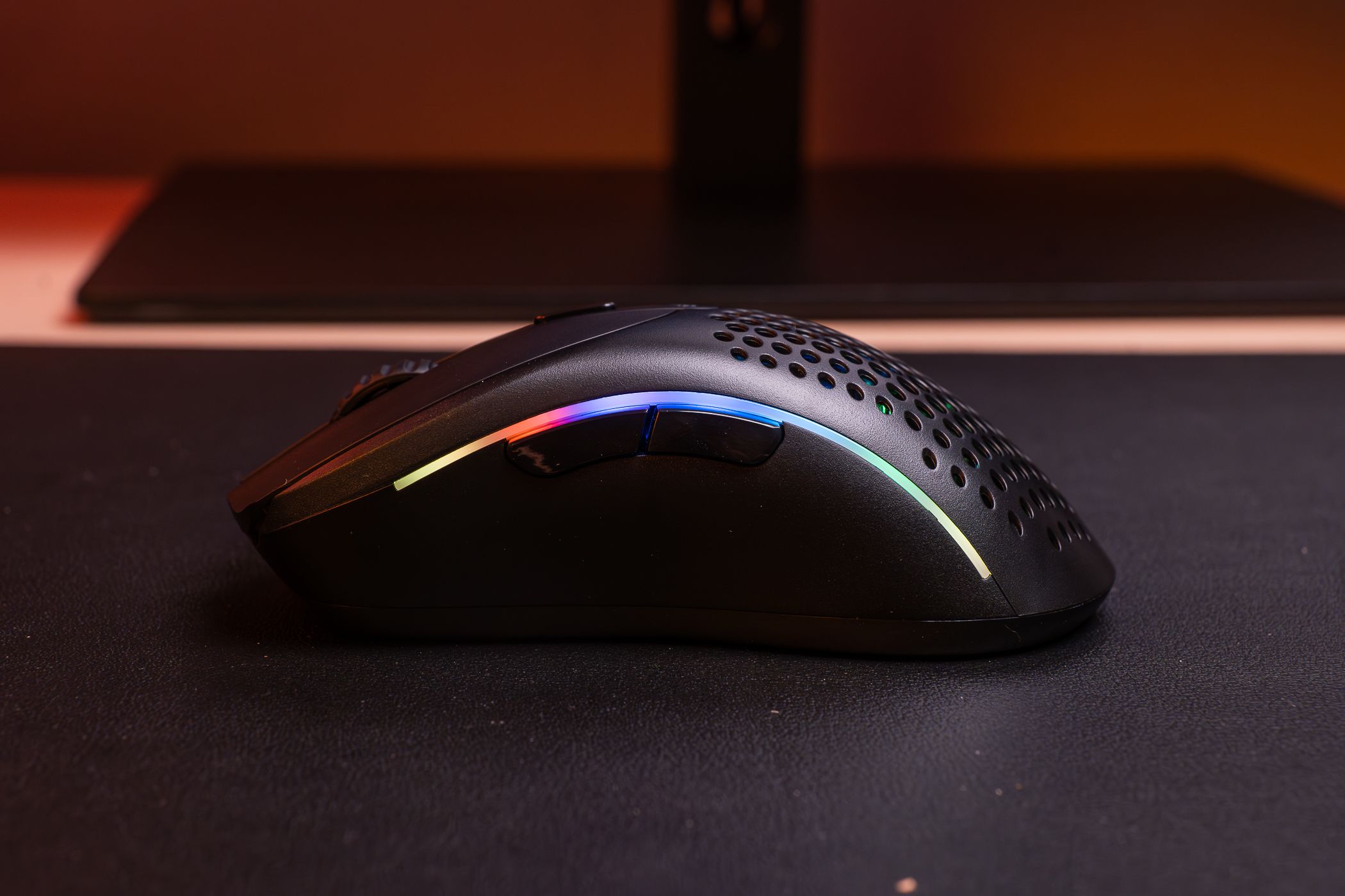 A mouse with RGB. 