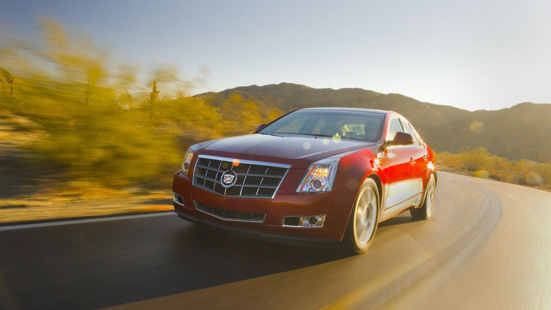 Front 3/4 shot of a 2008 Cadillac CTS