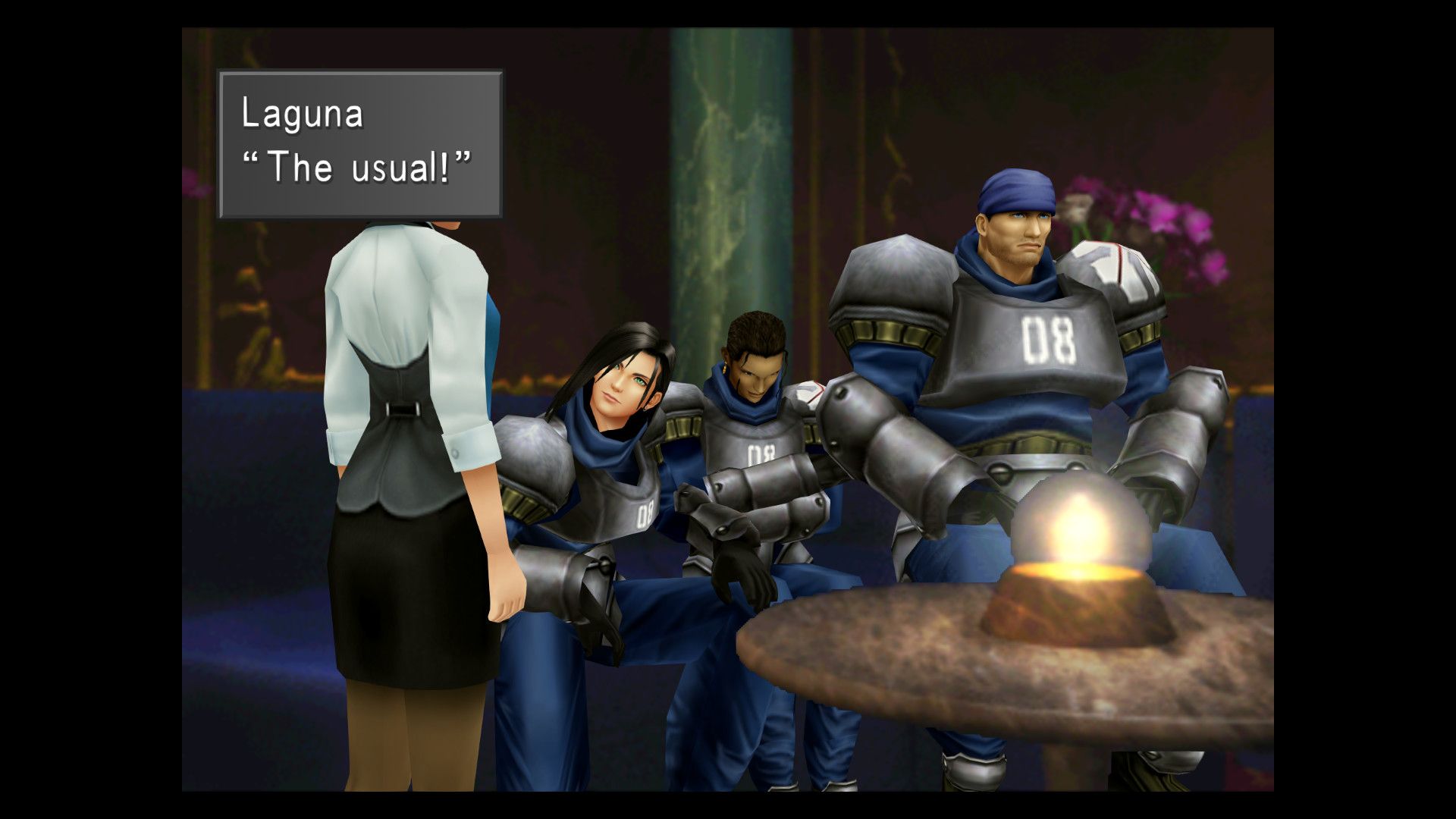 A screenshot from Final Fantasy VIII - Remastered.