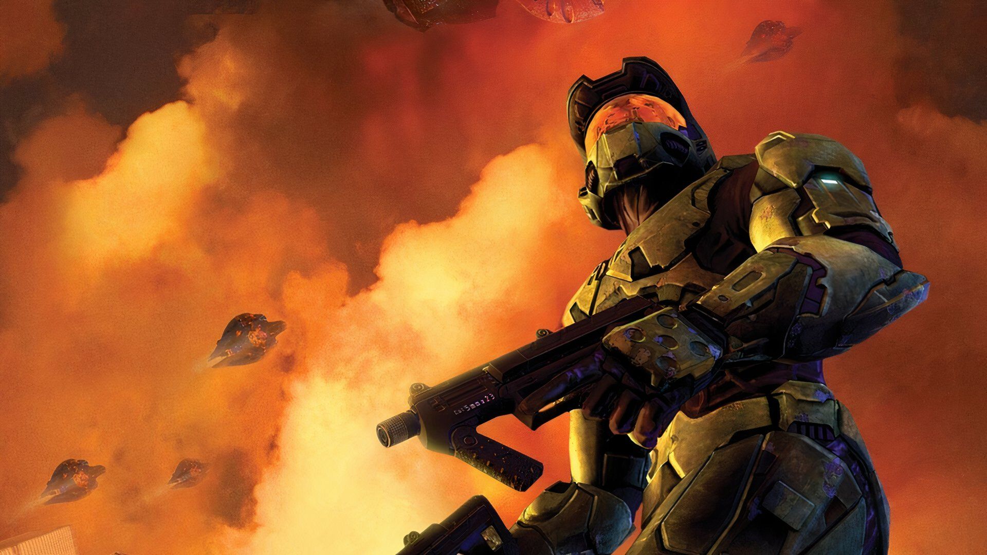 Halo 2 Master Chief Key Art No Logo.