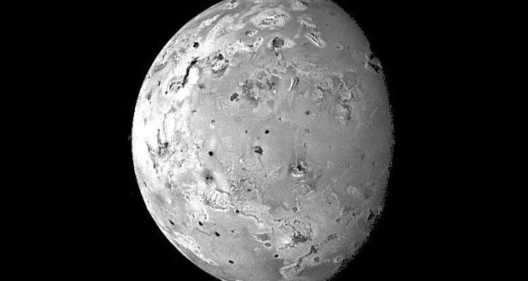 Io in its waxing gibbous phase.