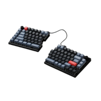 Keychron Q11 QMKVIA TKL on a transparent background