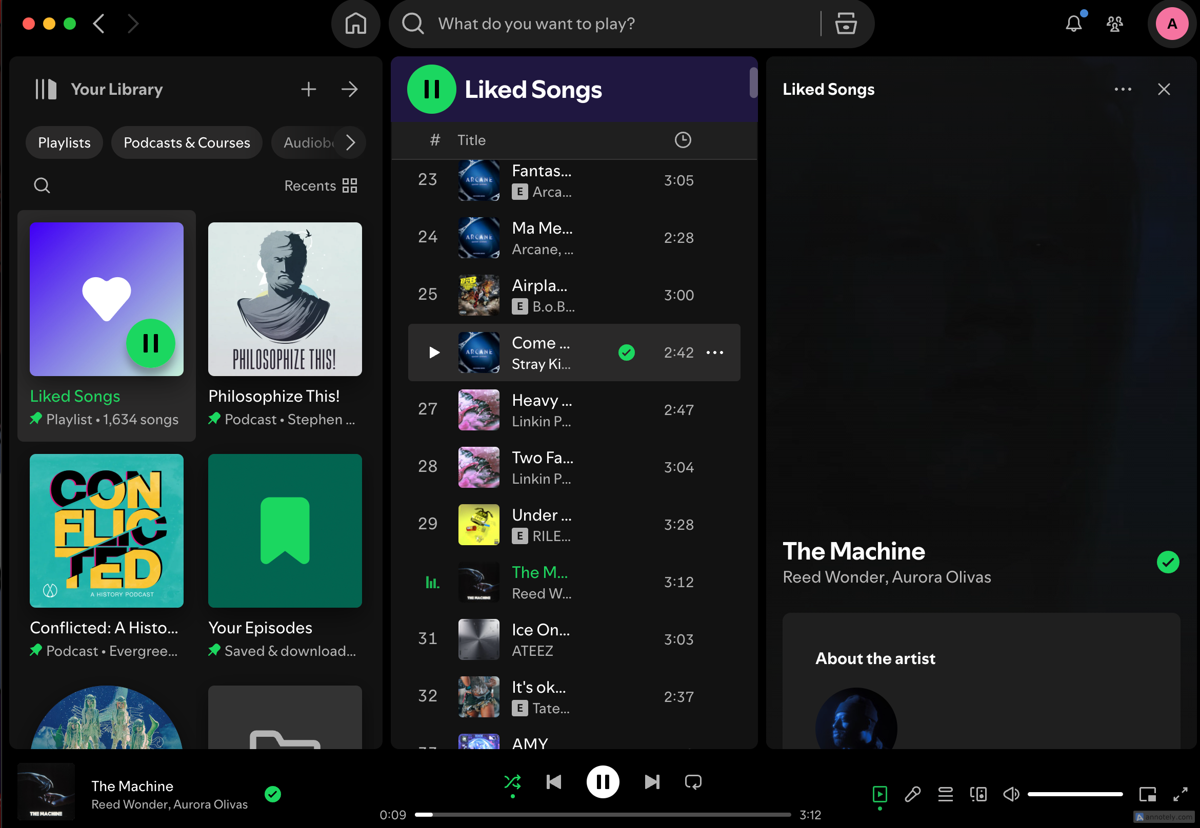 Resizing elements like Now Playing on Spotify's desktop app.