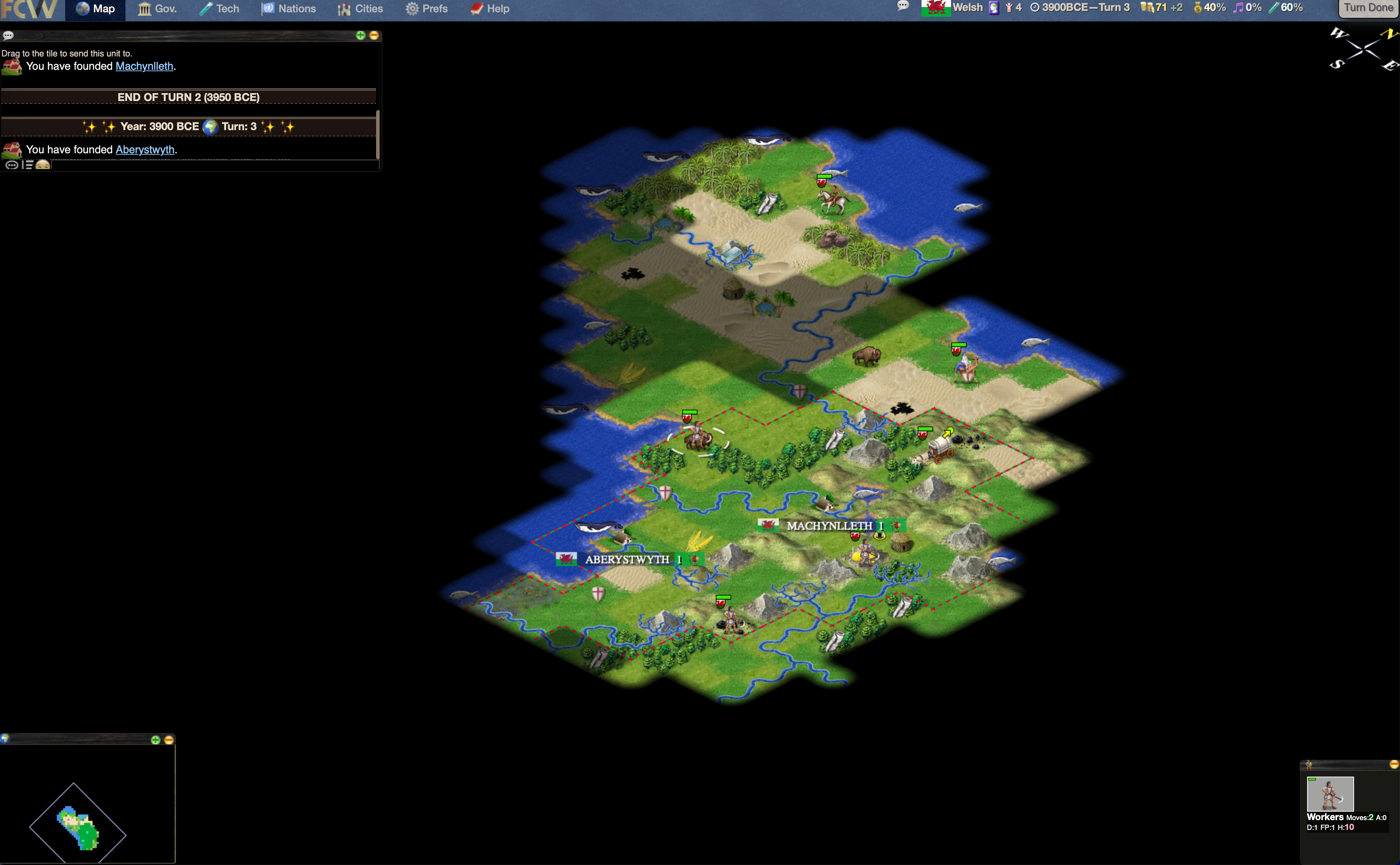 A game of Freeciv in a browser.