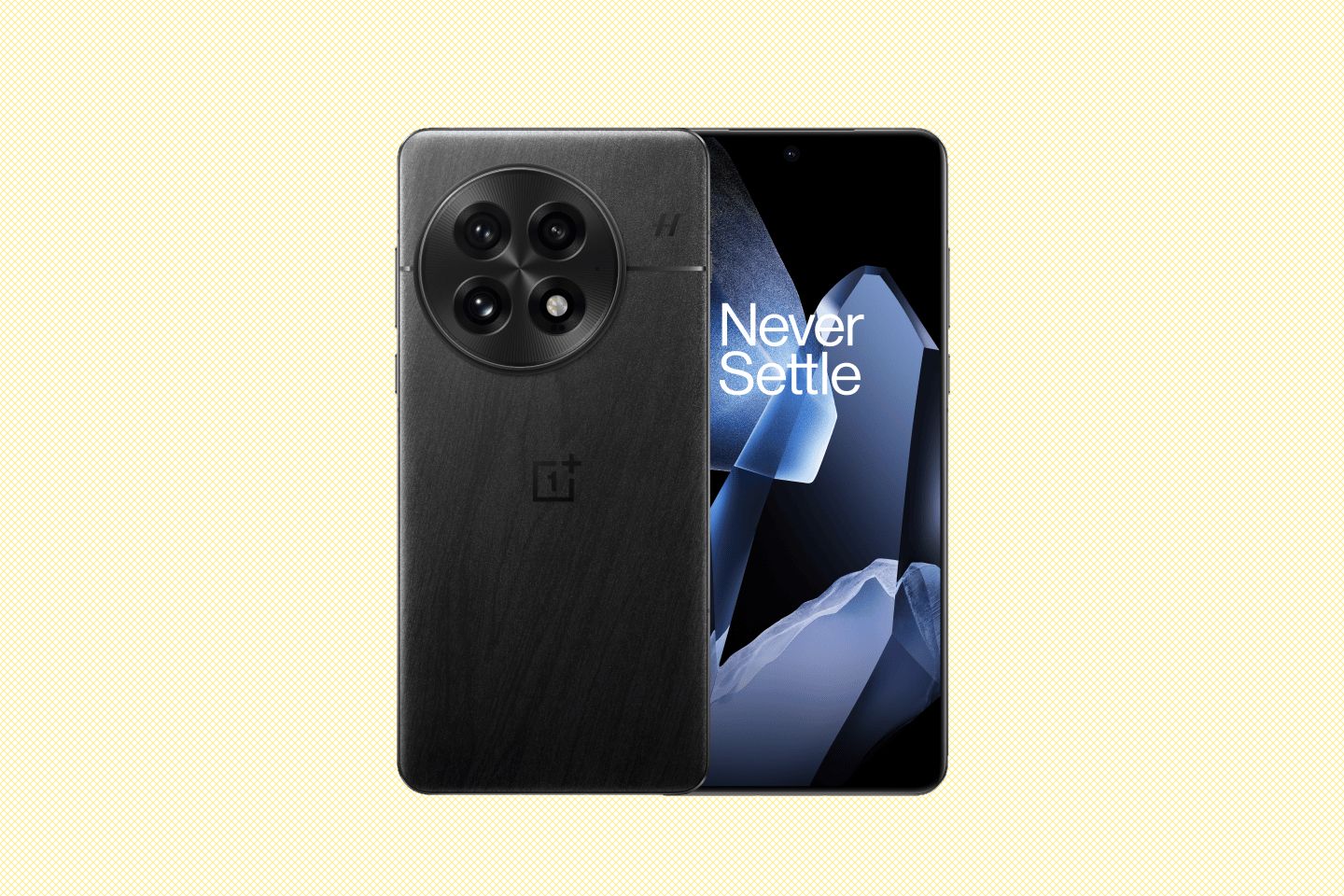 The front and back of the OnePlus 13 Android smartphone.