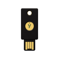 Yubico Yubikey 5 NFC on a transparent background