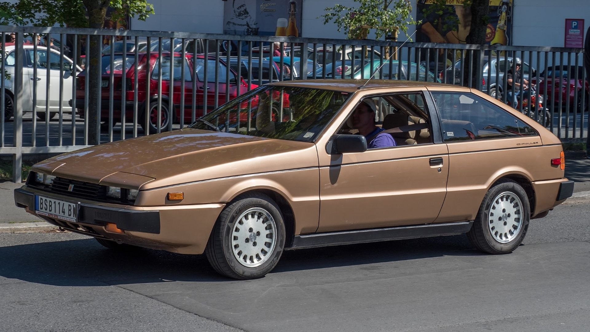 Front 3/4 shot of a 1985 Isuzu Impulse