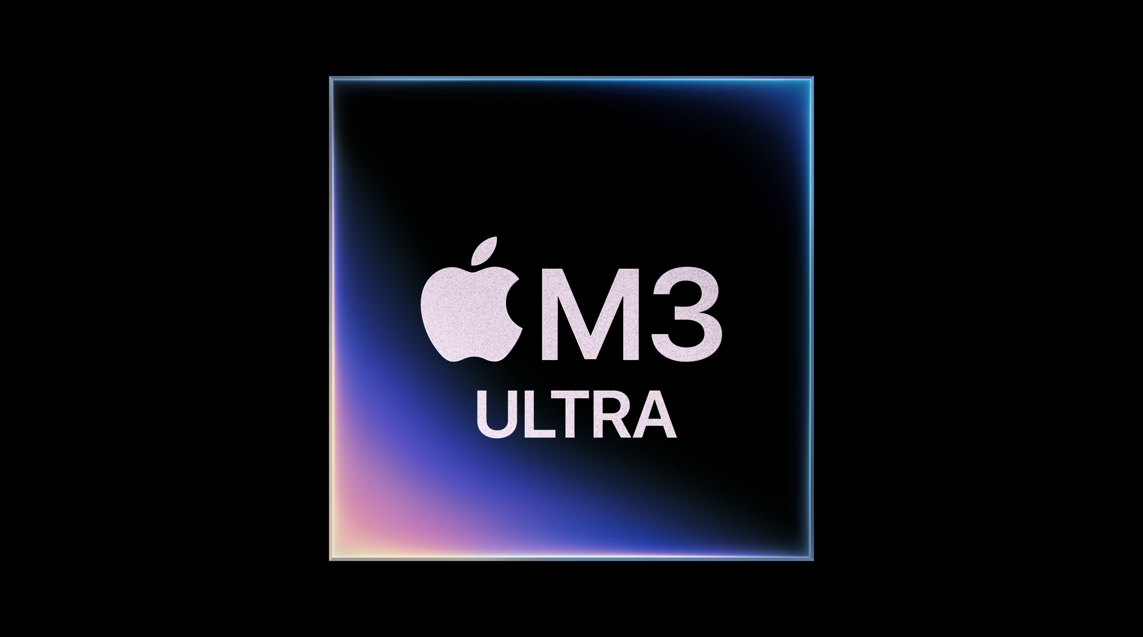 Illustration of the Apple M3 Ultra chipset.