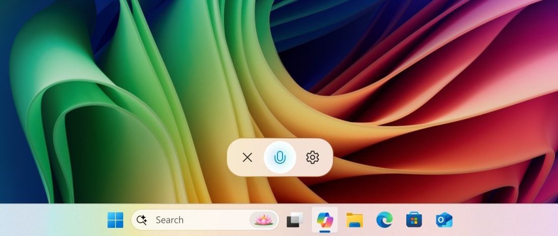 Copilot voice mode on Windows.