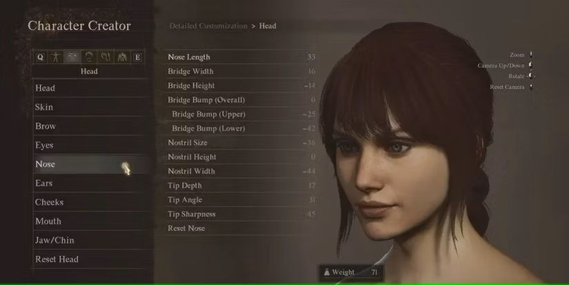 The Dragon's Dogma 2 character creator.