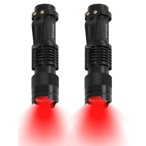 HinsGEAR LED Red Flashlights.