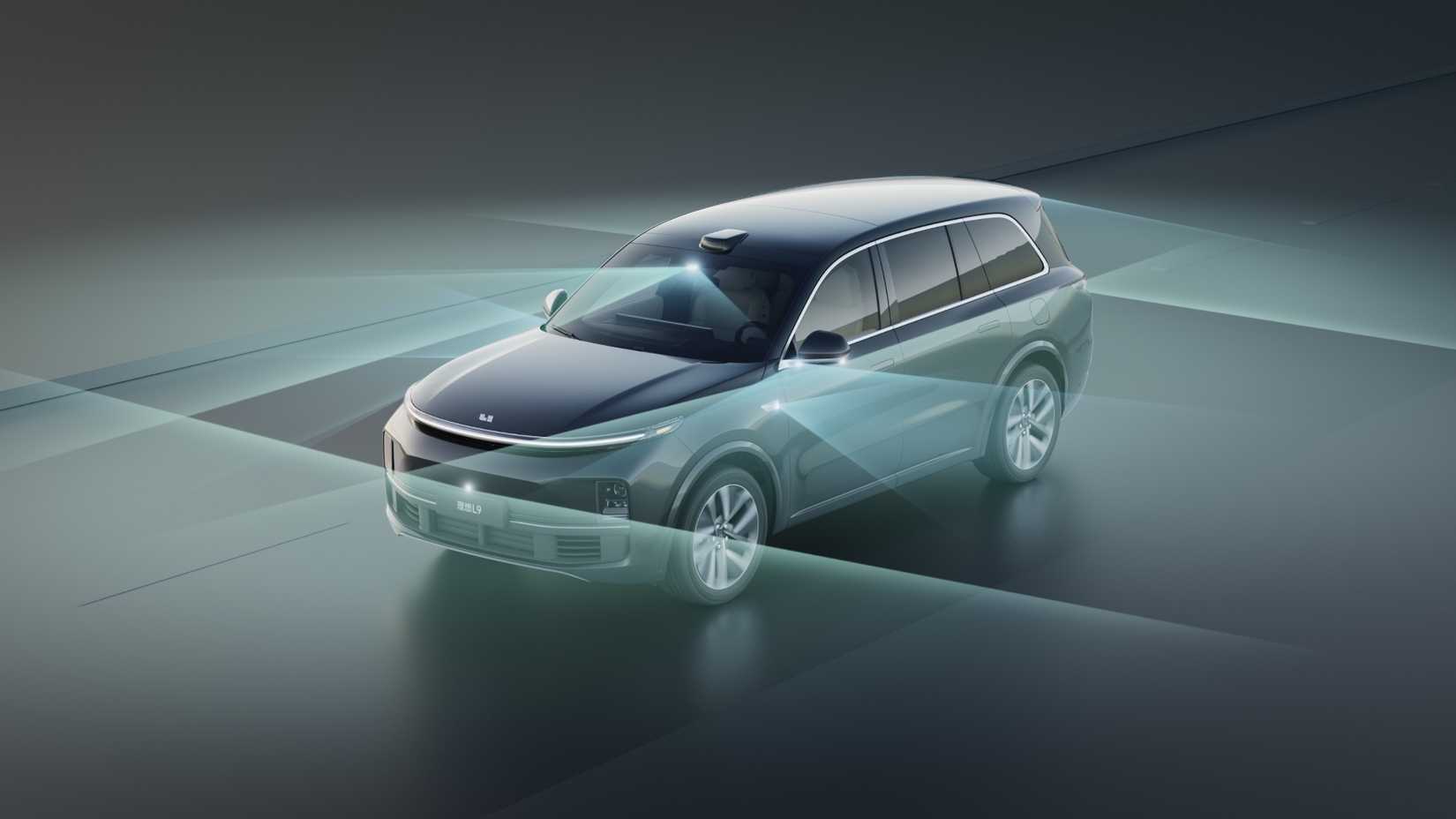 A 2025 Li L8 using Lidar Ad Max sensors 