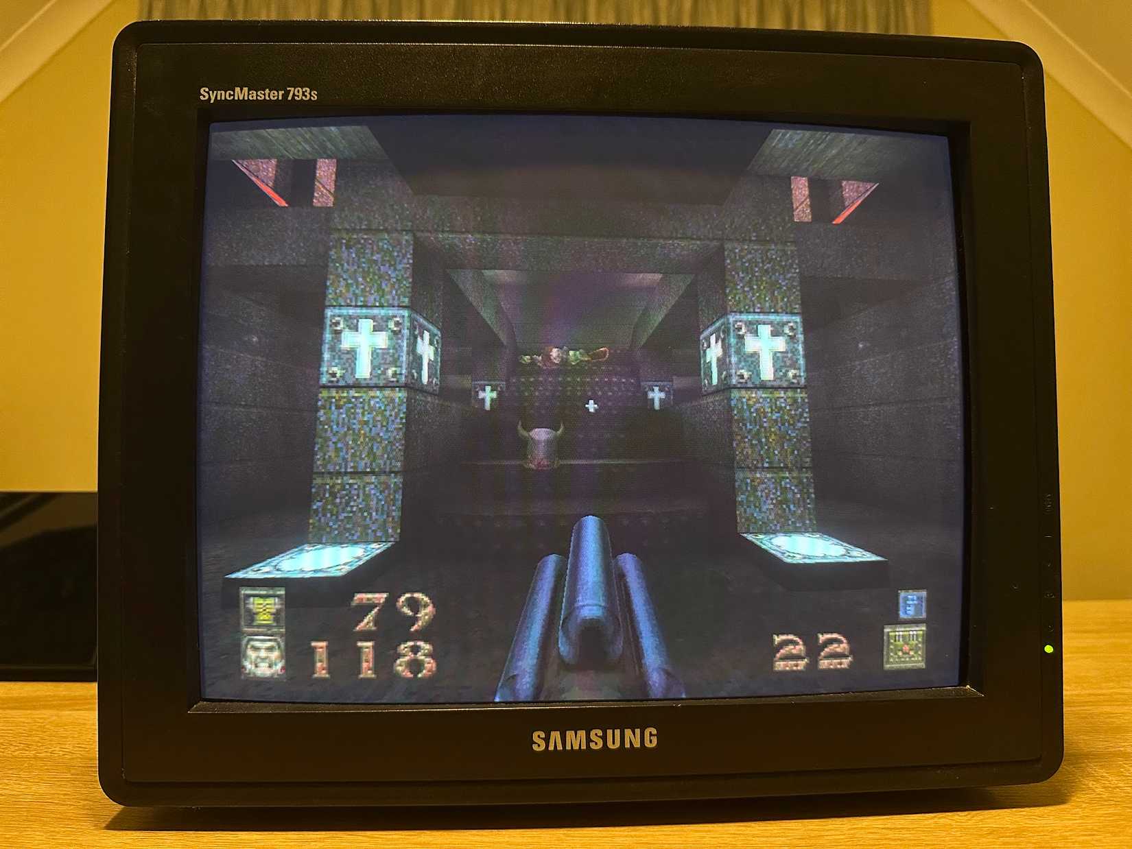 Quake running on a CRT.