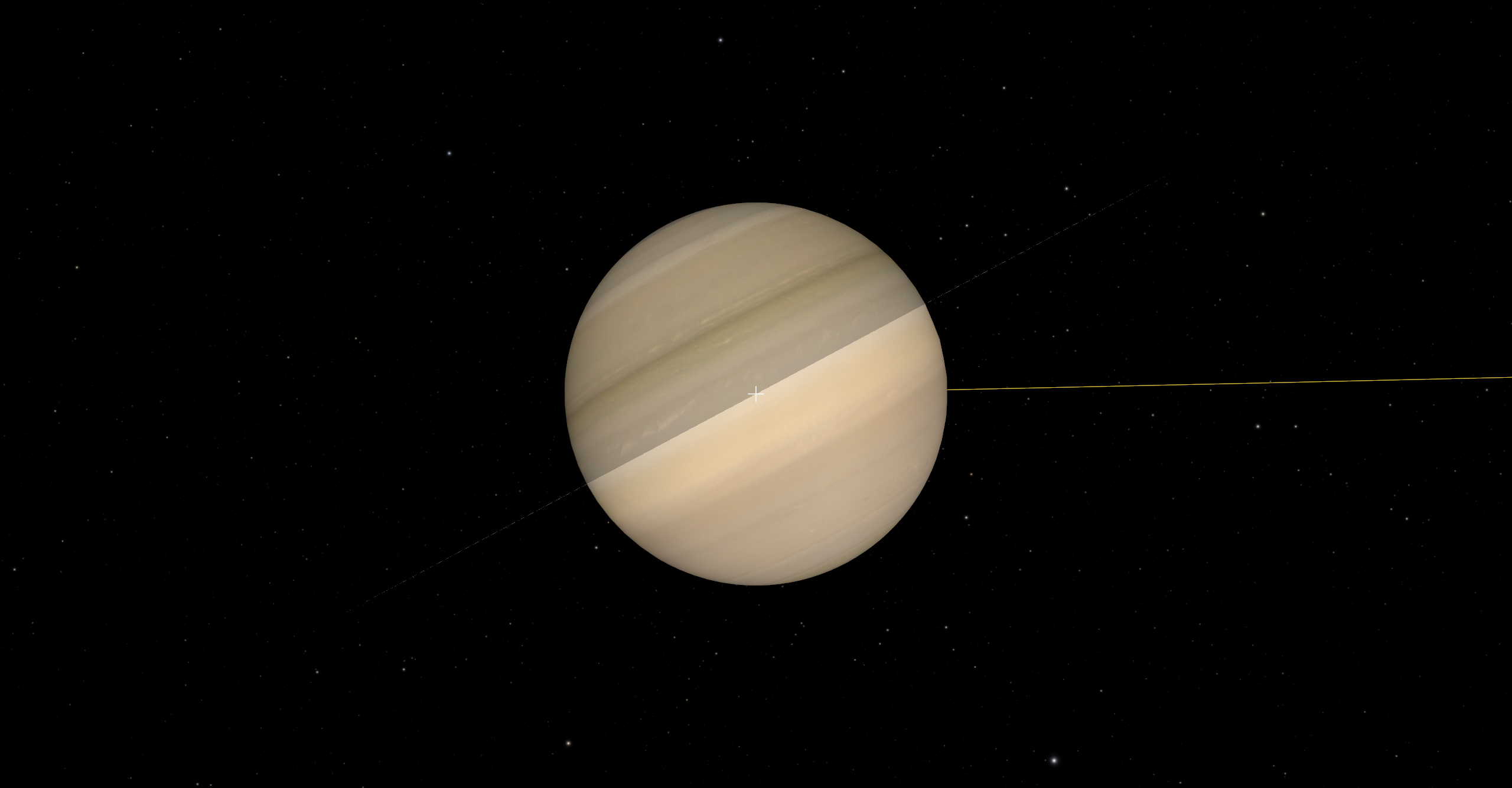 Saturn's rings are not visible on its equinox. 