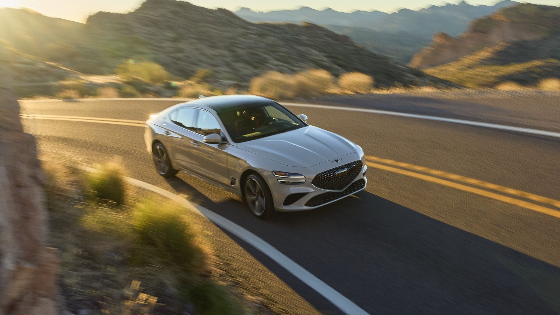 Front shot of a Genesis G70
