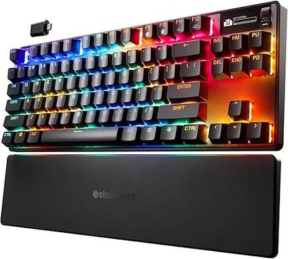El teclado Steelseries Apex Pro TKL Wireless Gen 3.