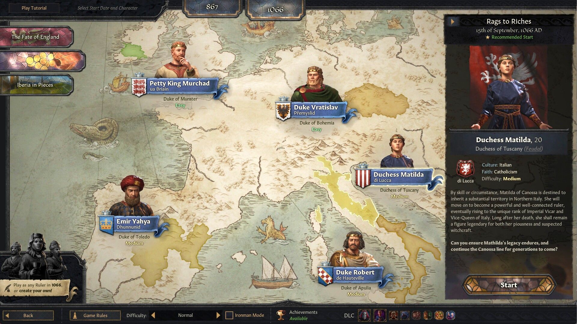 A bunch of lords looking at each other on a map in Crusader Kings 3.