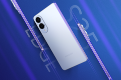 A Galaxy S25 Edge seen from different angles.