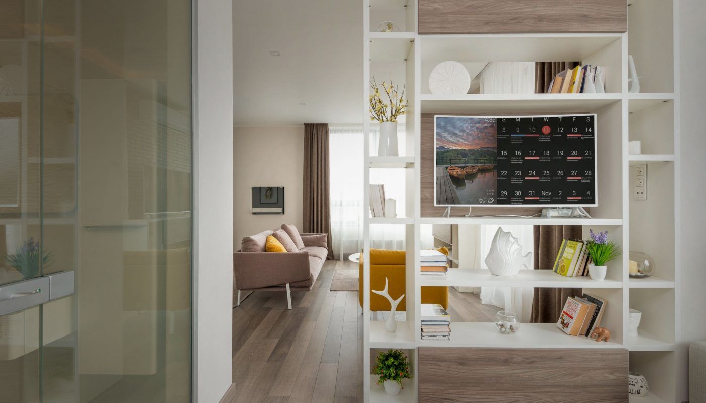 マウントされたダクボードの画像。 