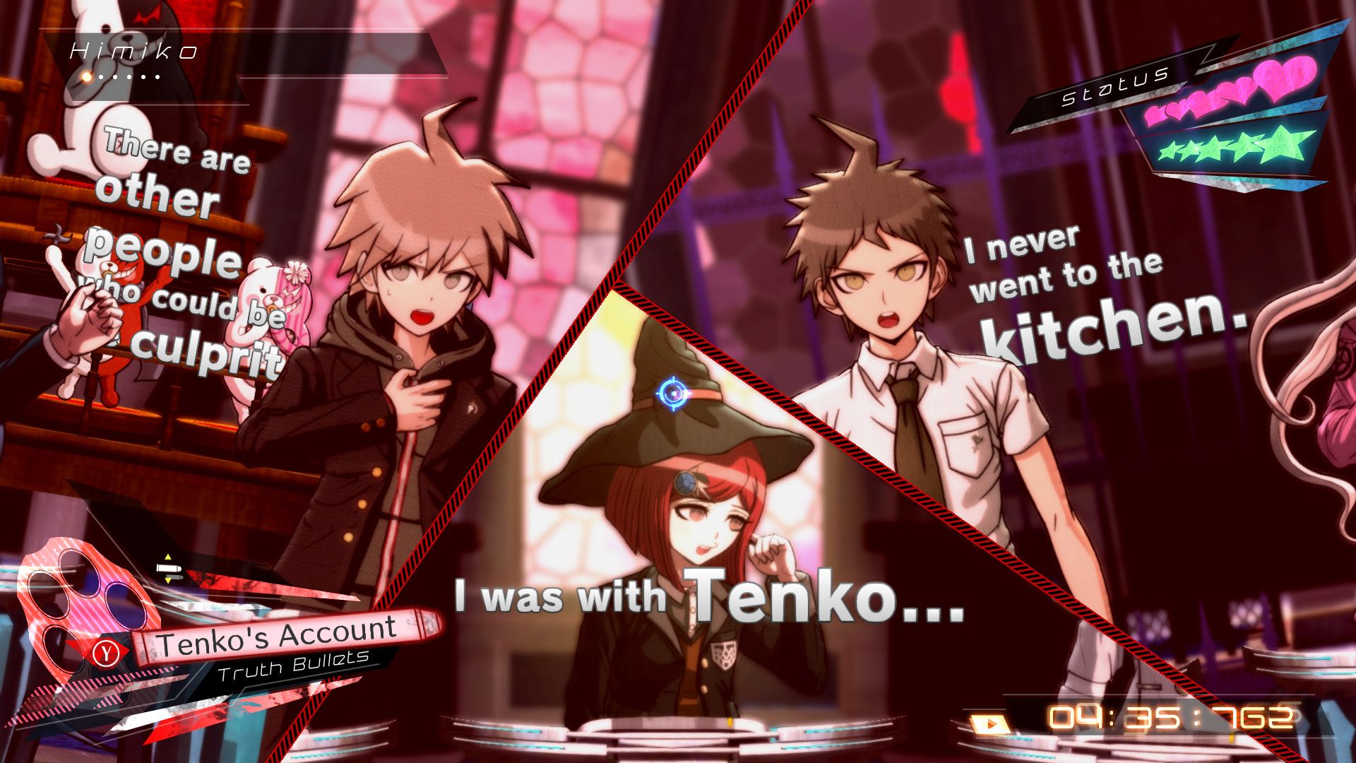 Gameplay from the Dangaronpa V3 Demo Version.