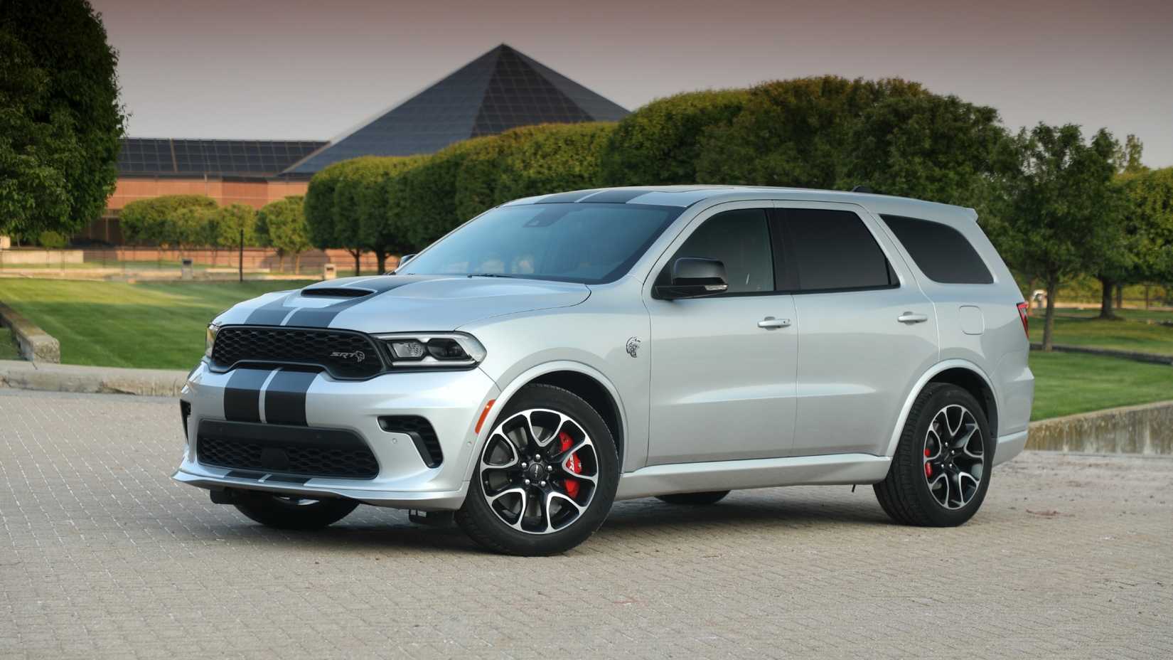 Front 3/4 shot of a 2024 Dodge Durango SRT Hellcat