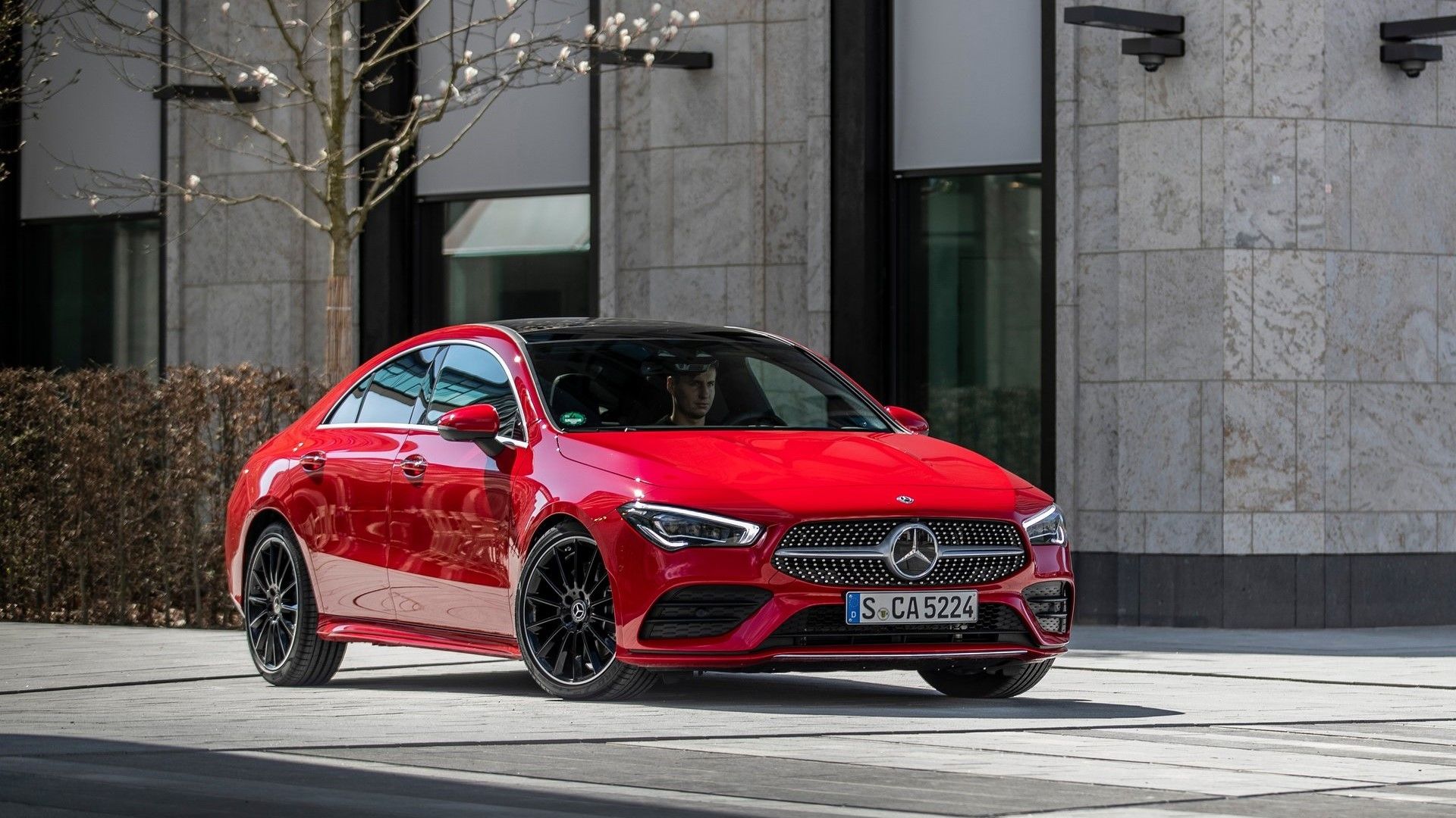 Front shot of a Mercedes-Benz CLA-Class