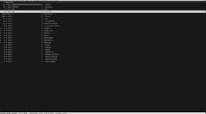 An ncdu screen is open with a directory selected.