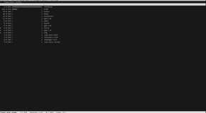 An ncdu screen open inside of a selected directory.