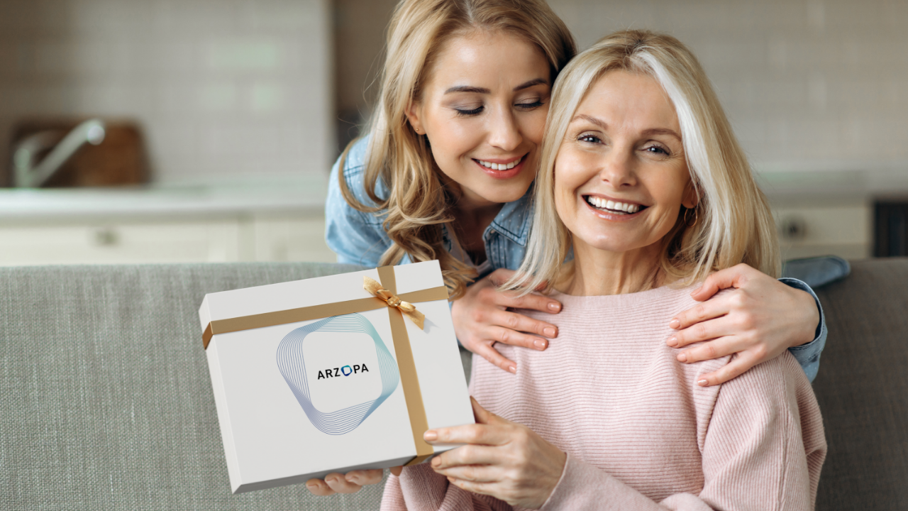 the arzopa d10 wrapped as a gift